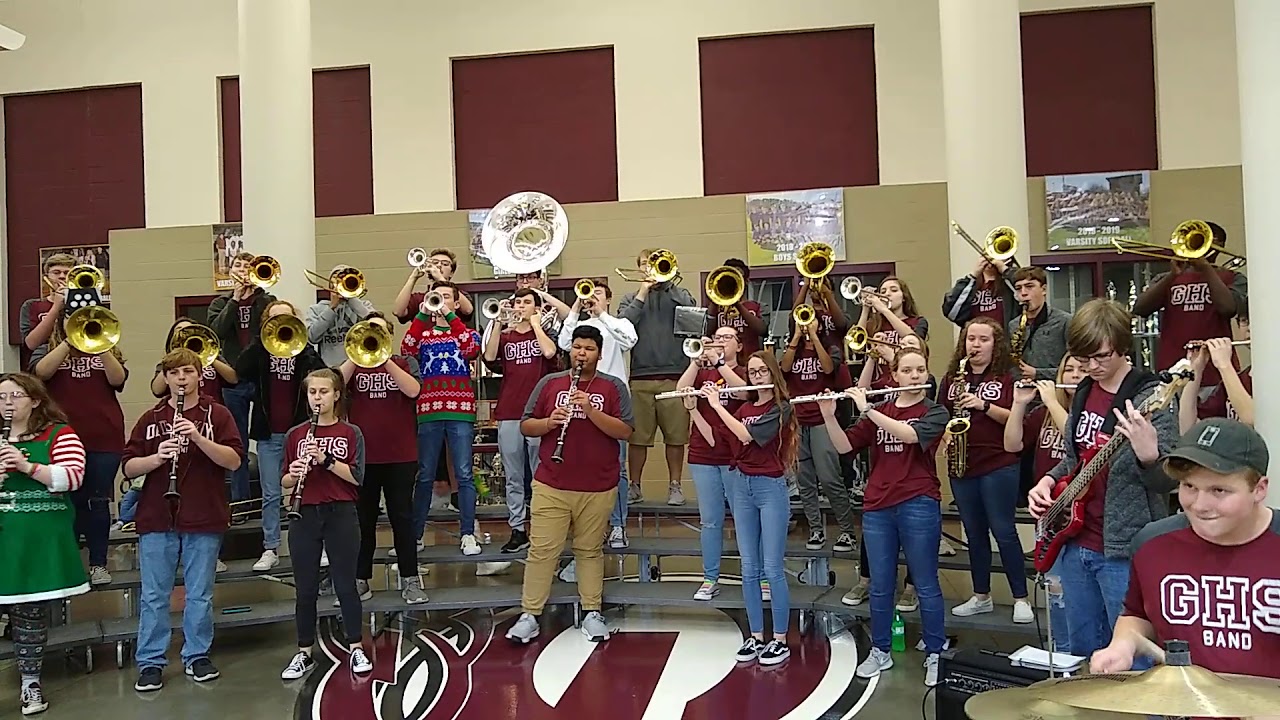 Right Above It - GHS Pep Band vs. Carver