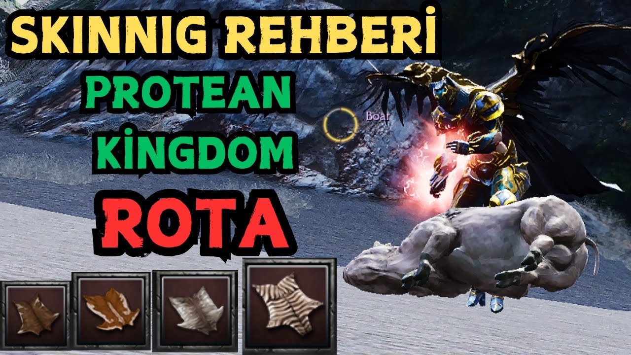 SKINNING REHBERİ -PROTEAN KİNGDOM ROTASI -GALİA RİSE ONLİNE