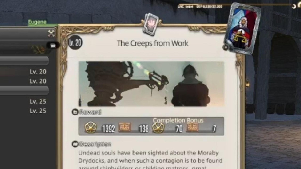 FF14 - GCLQ - The Creeps from Work - Lv.20