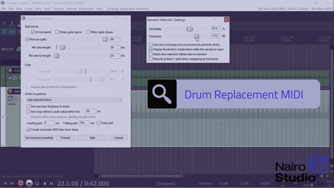 [REAPER] Como fazer Drum Replacement MIDI