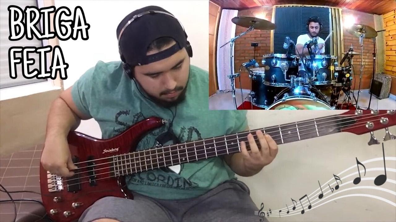 BRIGA FEIA - Henrique e Juliano - BAIXO E BATERIA COVER