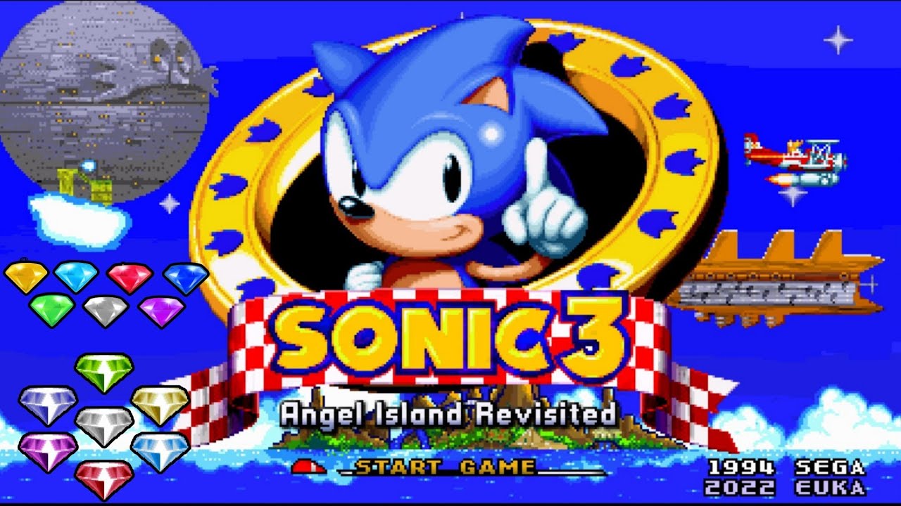 Sonic the Hedgehog 3 & Knuckles Mania Deluxe - Full Game with HD Remixed Soundtrack (1080p/60FPS)
