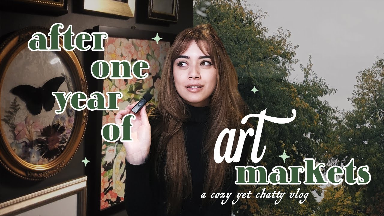 art business chats & chill days 🍂 art markets, clay charms, shopping, soup ✦ no.11