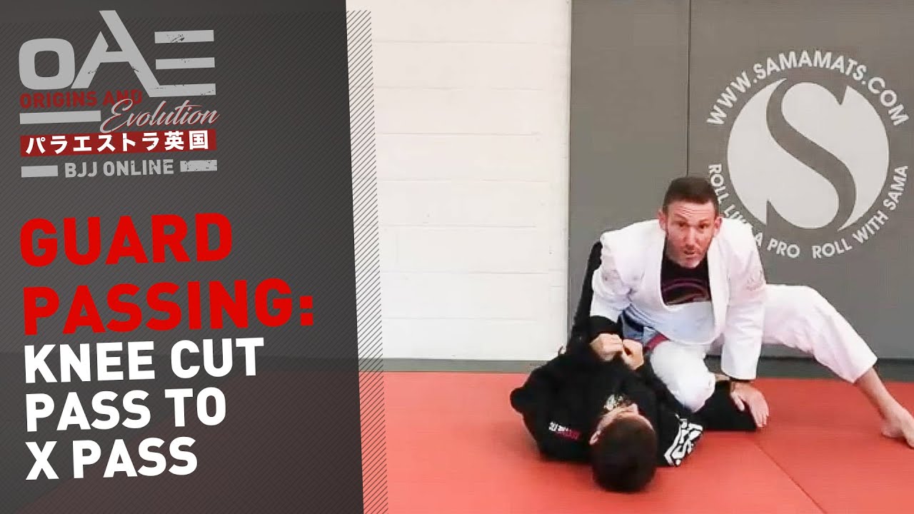 Guard Passing || Knee Cut Pass - X Pass Option