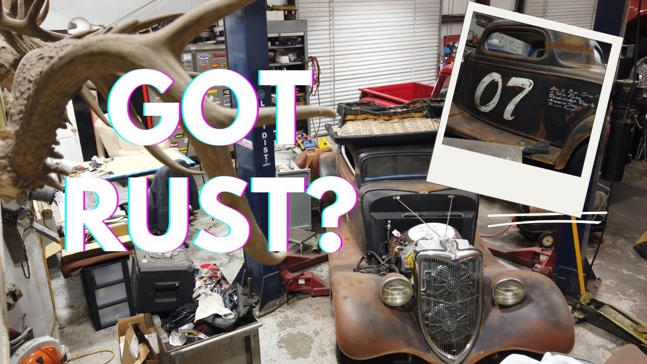 How to add Fake patina on a 34 ford Hot Rod. How we faux painted rust on this classic truck