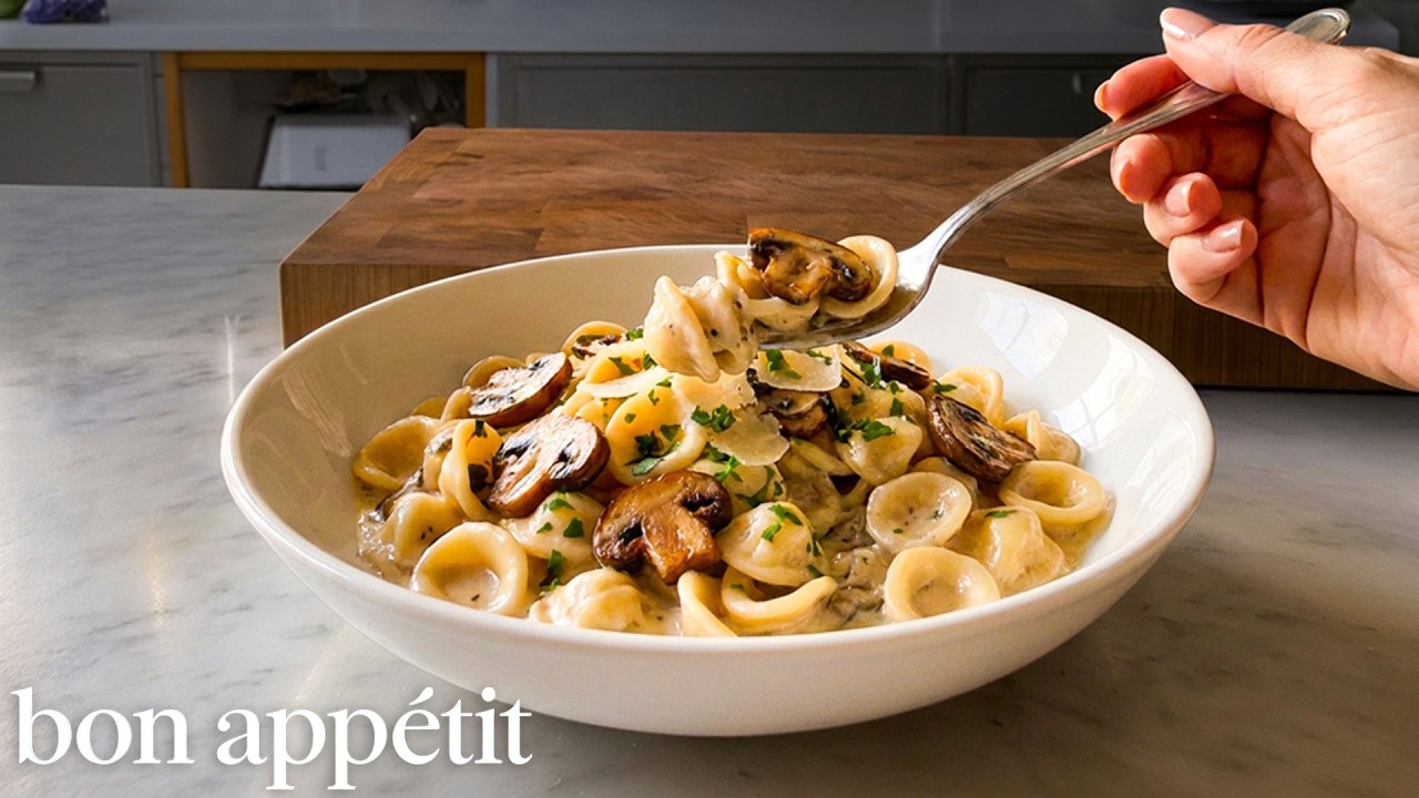 Molly Makes Mushroom Carbonara | From the Test Kitchen | Bon Appétit