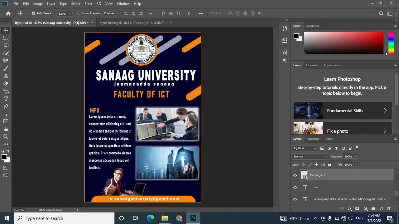 P2 Flyer Design