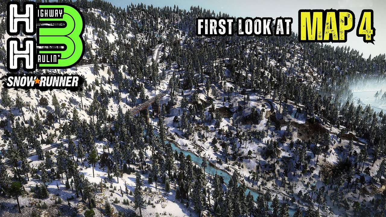 Hauling In The Mountains - NEW Highway Haulin 3 Mod Map - Snowrunner