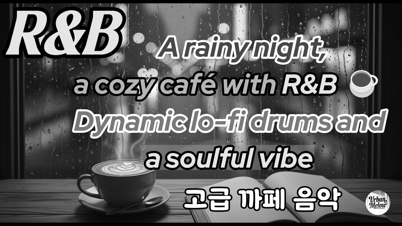 [Playlist] Rainy Night Cafe R&B ☕️ Dynamic Lo-fi Drums & Soulful Vibes