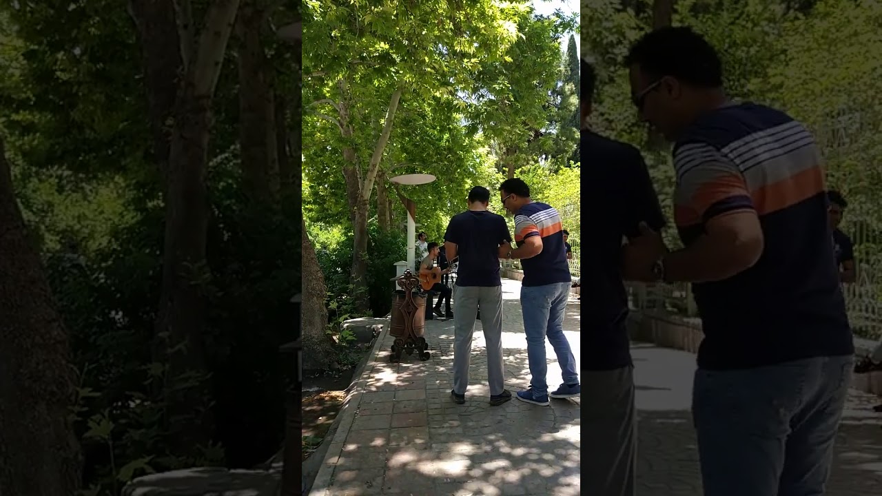 Beautiful street music in Shiraz, Iran