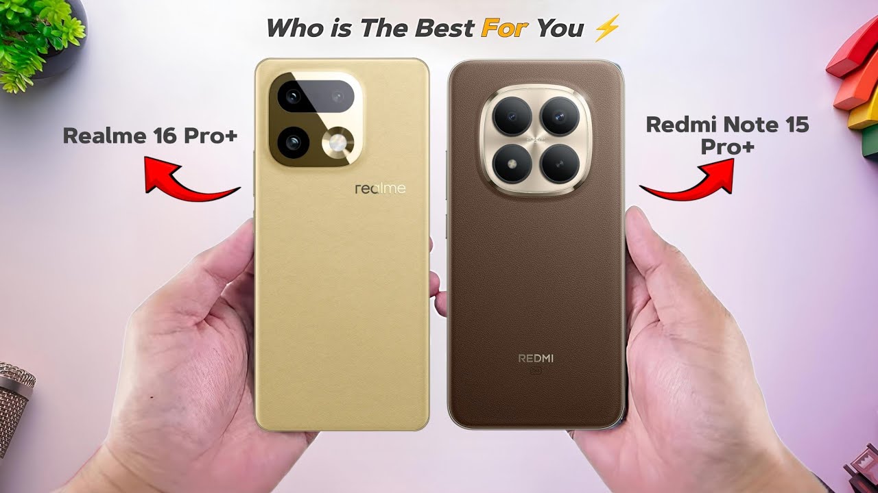 Realme 16 Pro Plus против Redmi Note 15 Pro Plus — какой из них лучше подойдет именно вам? ⚡