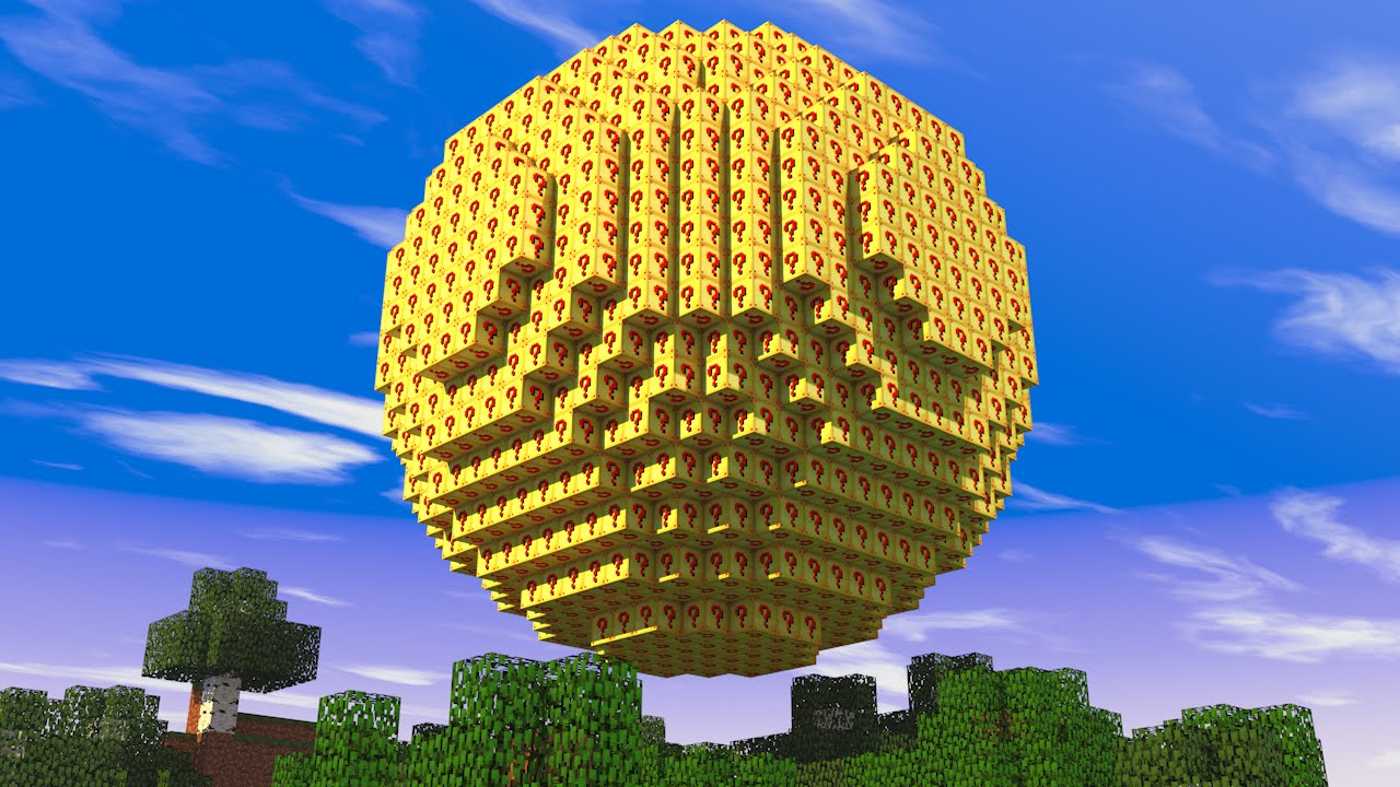 Minecraft - BOLA DE LUCKY BLOCK OURO!! - PVP MINI GAME