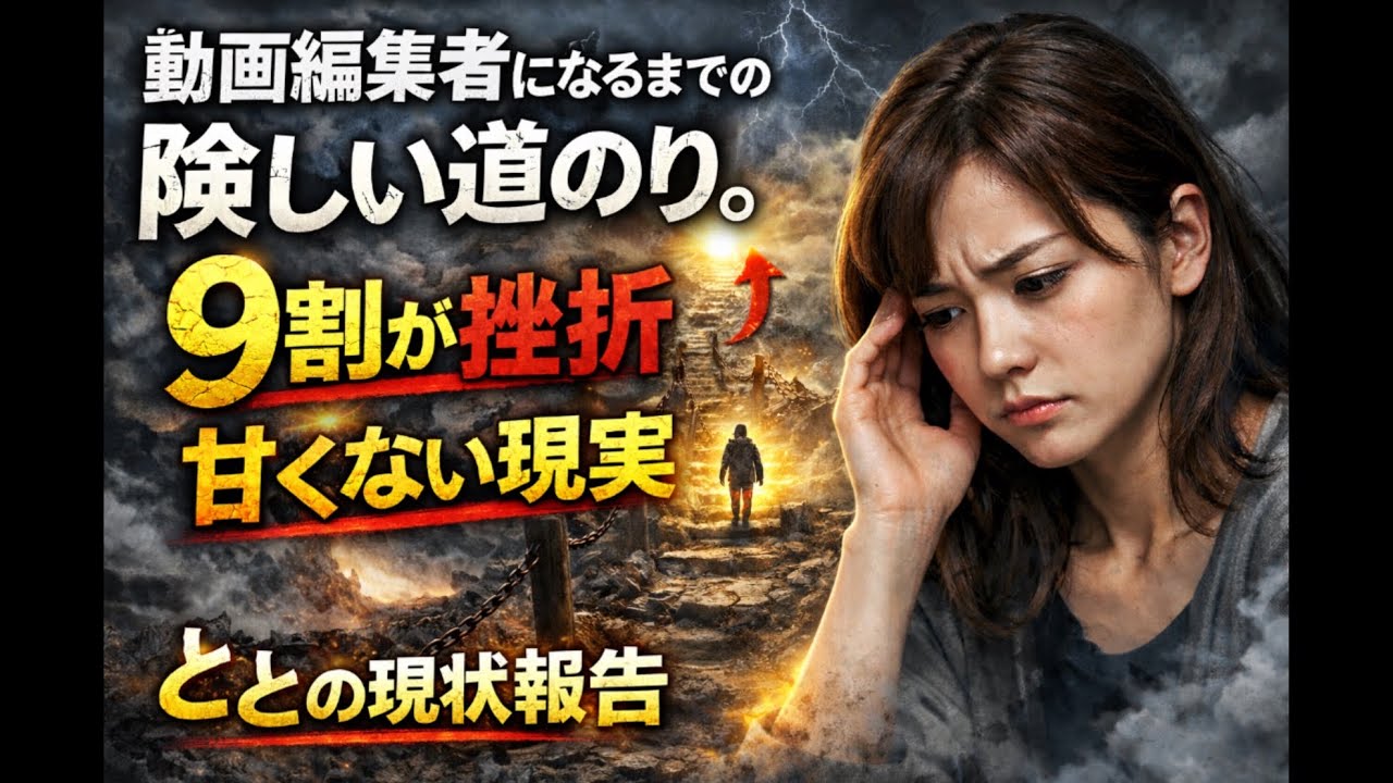 【リアル】動画編集スクール2ヶ月目の現実：正直な感想。