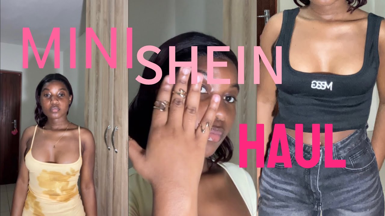 Mini SHEIN Haul 💕🫧 | + MrP dress 👗 | South African Youtuber 🇿🇦 #southafrica #shein #haul 