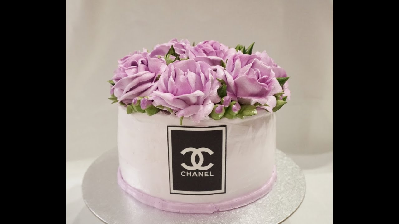 Rosenboxtorte aus Marshmallow-Creme/ ТОРТ РОЗЫ ИЗ БЗК