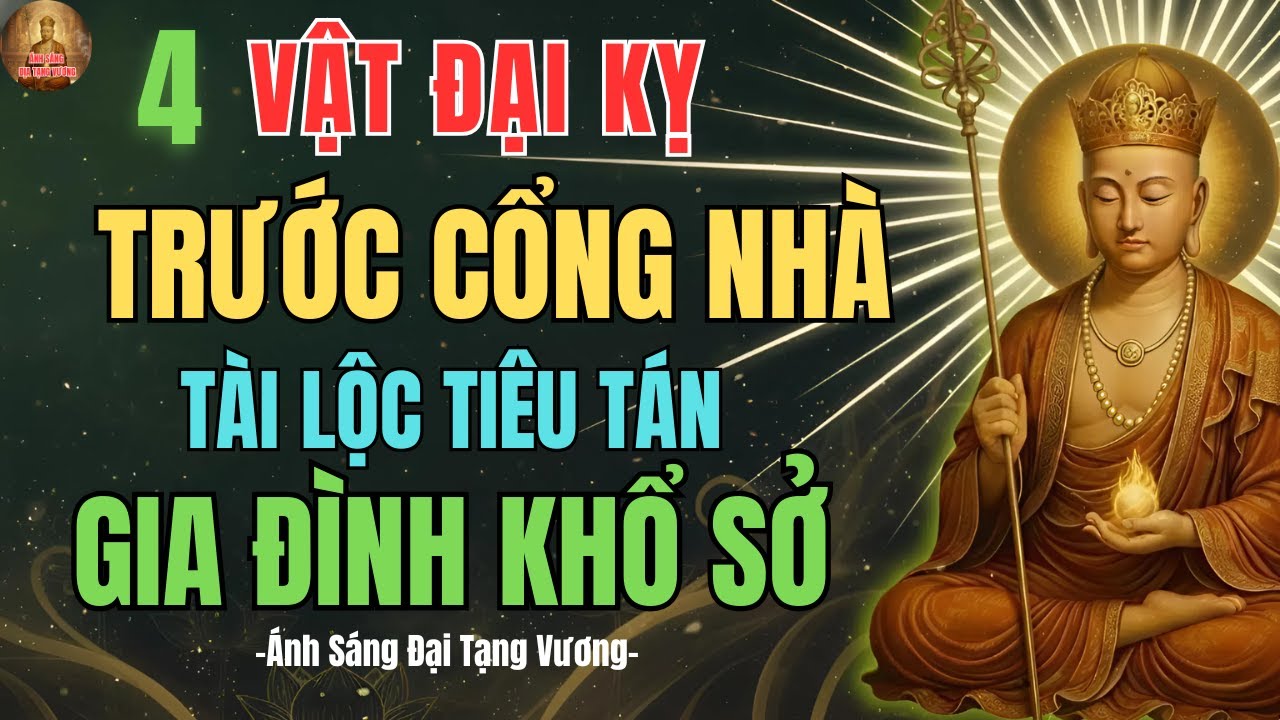 Địa Tạng Vương Chỉ Rõ 4 Vật ĐẠI KỴ Cổng Nhà Khiến Tài Lộc TIÊU TAN, Gia Đình LY TÁN Khổ Sở