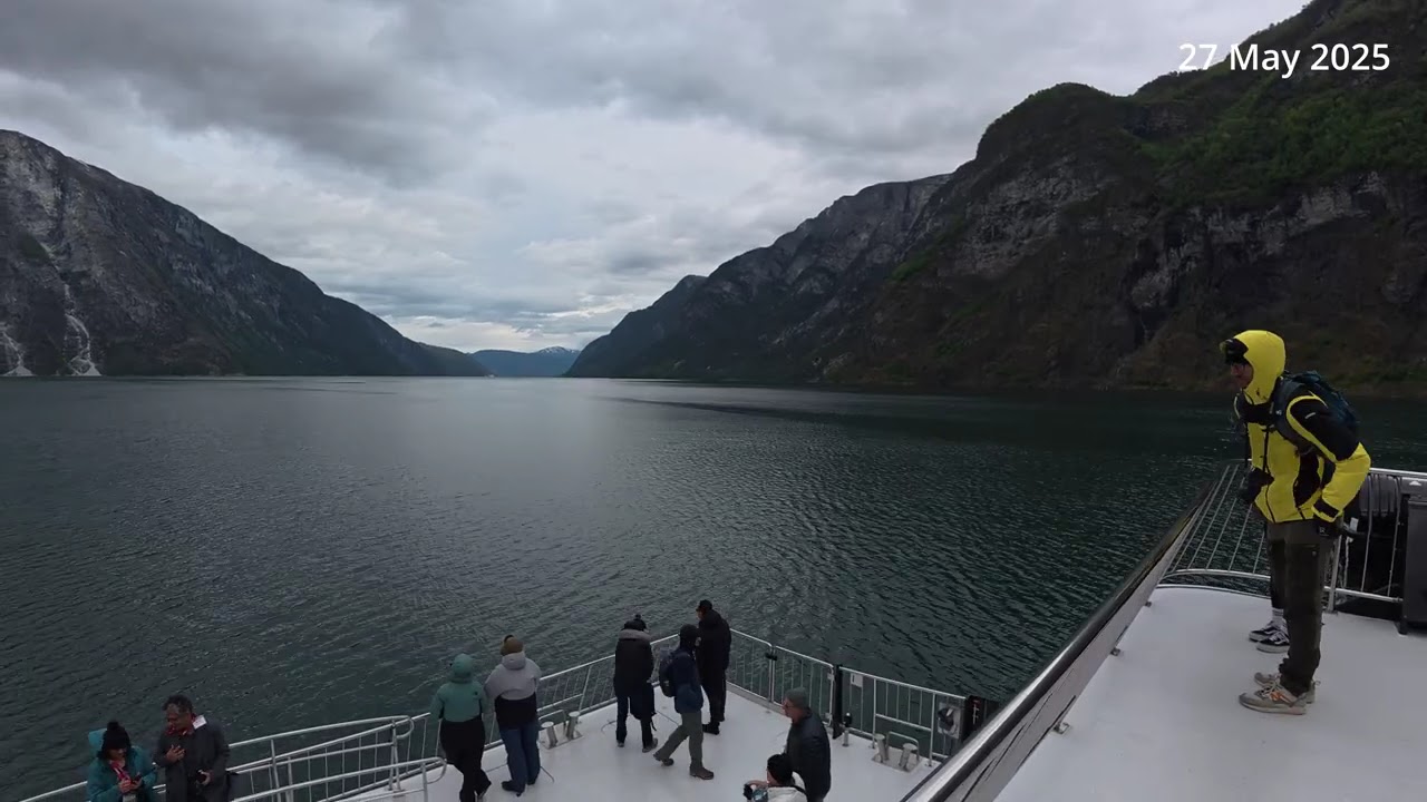 Fjord Cruise from Flåm to Gudvangen through UNESCO-listed Nærøyfjord