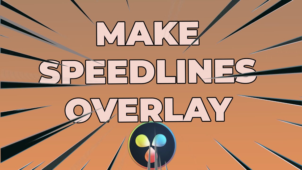How to Make Anime Speed Lines Overlay in DaVinci Resolve and Free Download