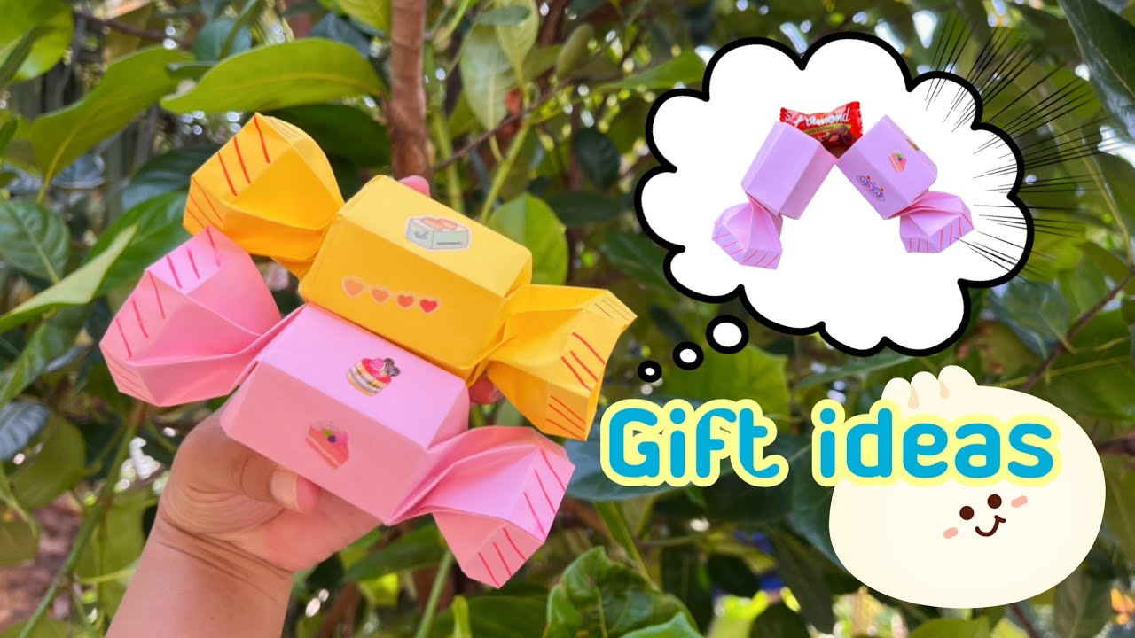 วิธีทำกล่องของขวัญน่ารักๆ| How to make a cute gift box/gift ideas/diy