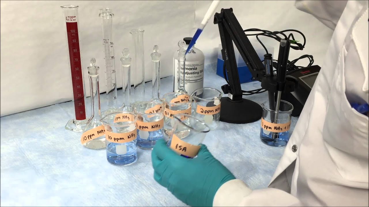 Ammonia Calibration:  How to calibrate for ammonia with Orion Star A meter