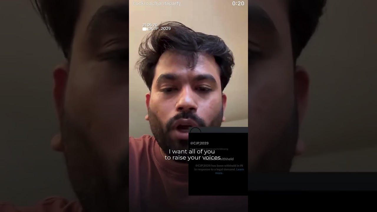 Cockroach Janta Party's X Account Withheld | Mo of Everything