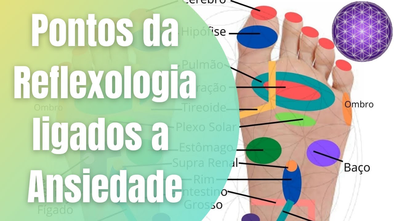 Pontos da Reflexologia Podal ligados a Ansiedade