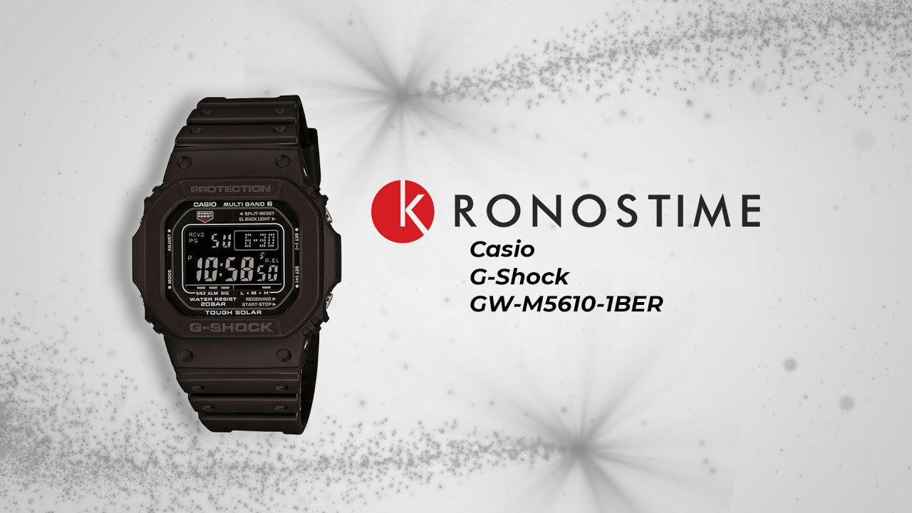 Casio G-Shock GW-M5610-1BER обзор часов - KronosTime.RU