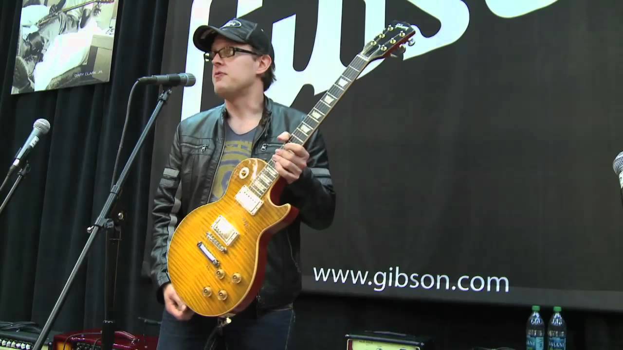 Джо Бонамасса демонстрирует новый Gibson Signature Les Paul Пола Коссоффа • NAMM 2012