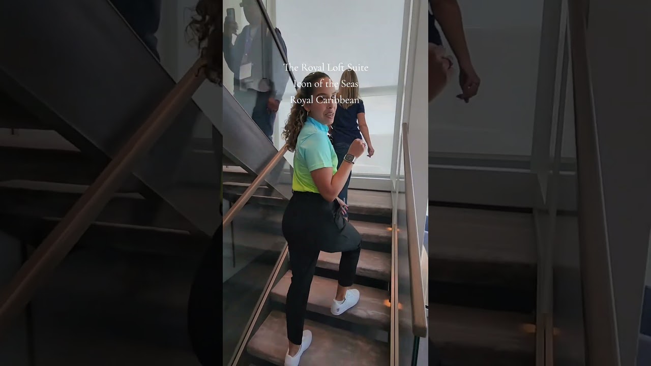 Royal Loft Suite on Icon of the seas. A literal DREAM! #lighttravelsinc #royalcaribbean