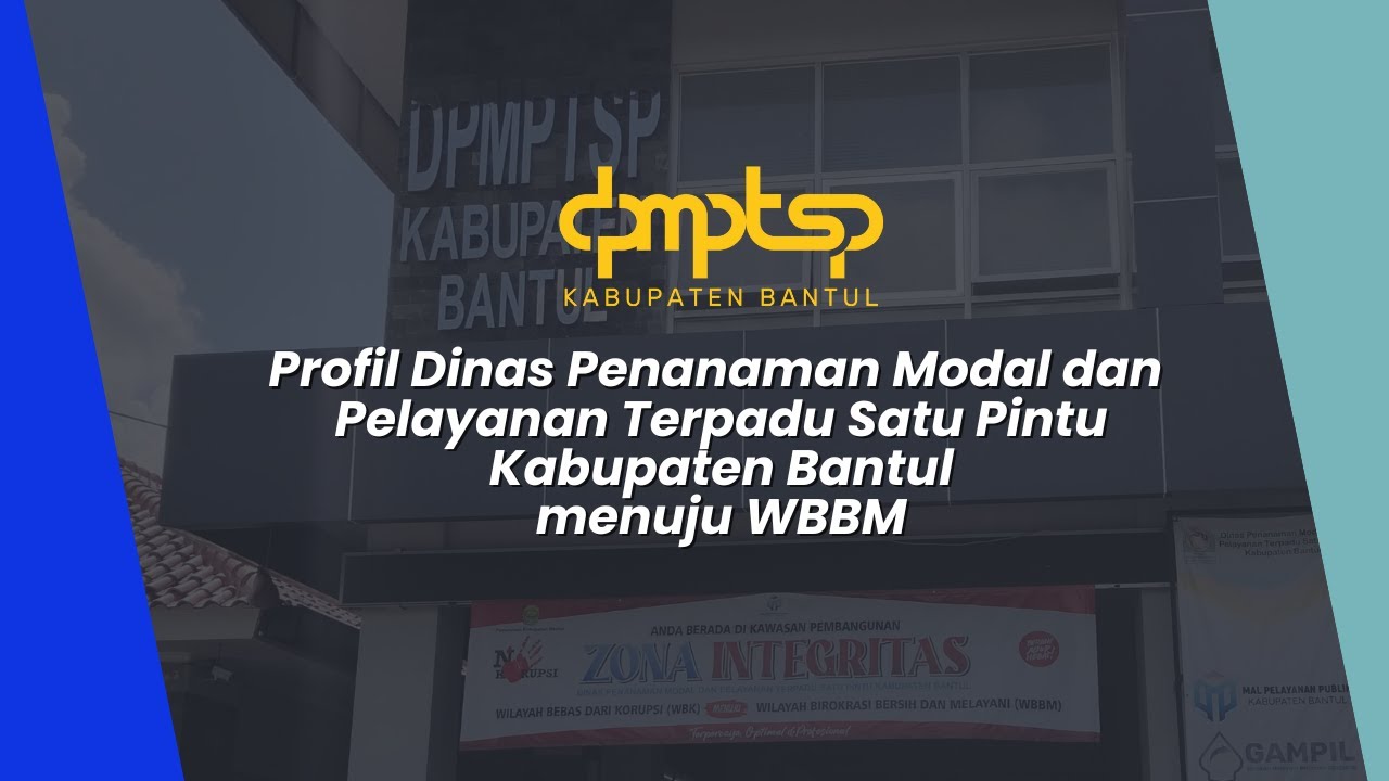 Profil DPMPTSP Bantul menuju WBBM