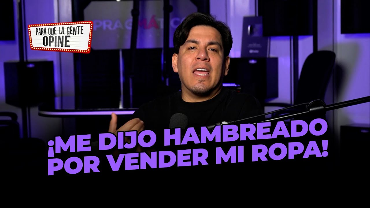 La gente quiere que done mi ropa, ¡DONA TÚ!