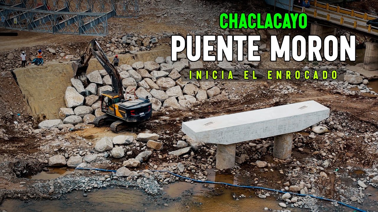 Puente Modular Morón: Enrocado, Acero y Concreto