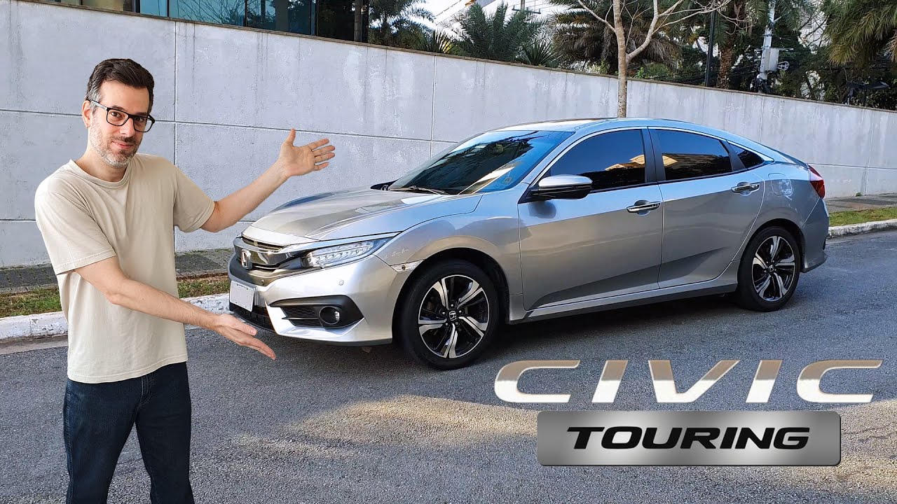 TODOS OS DETALHES DO HONDA CIVIC TOURING 1.5 TURBO 2017!!!