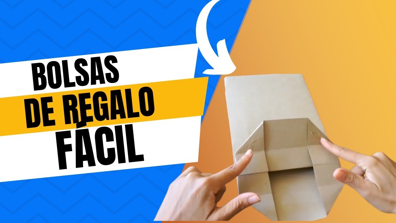 ¡Haz Esta Bolsa de Regalo en Minutos! 🎁 Fácil y Practica ✂️