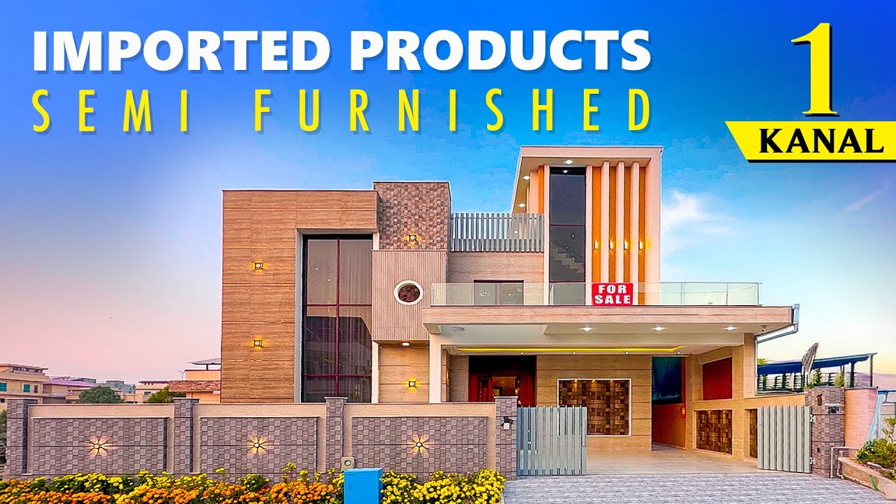1 Kanal SEMI FURNISHED Luxury Modern House for Sale in DHA Islamabad | Phase 2 | with Solar Panel
