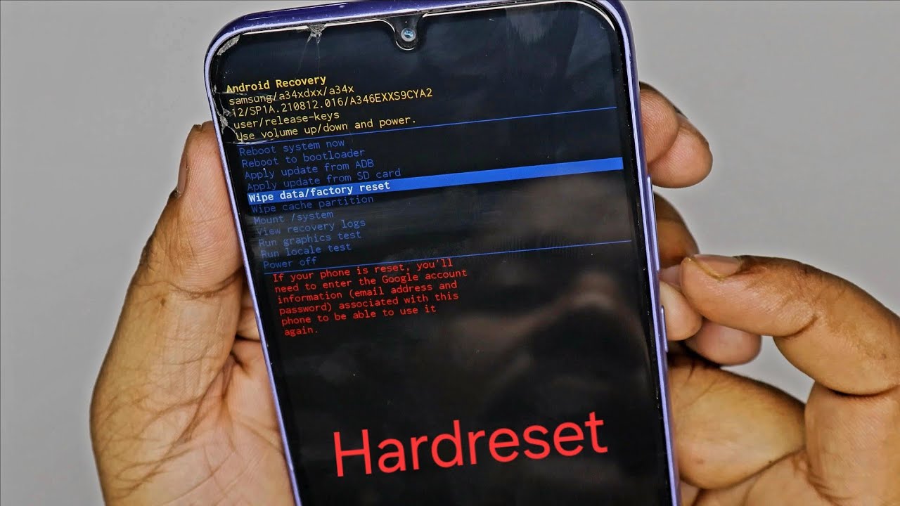 UNLOCK | HARD RESET SAMSUNG A34