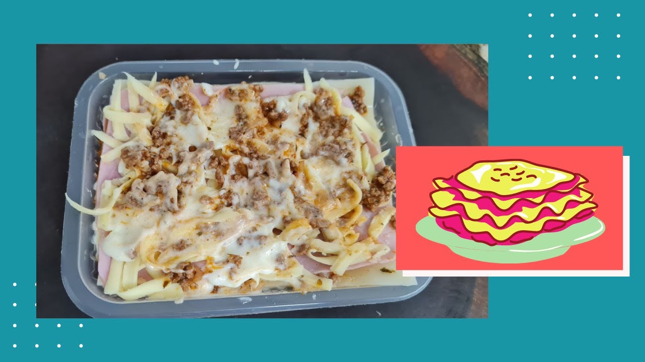 LASANHA DE MASSA DE PASTEL PRÁTICA PARA CONGELAR