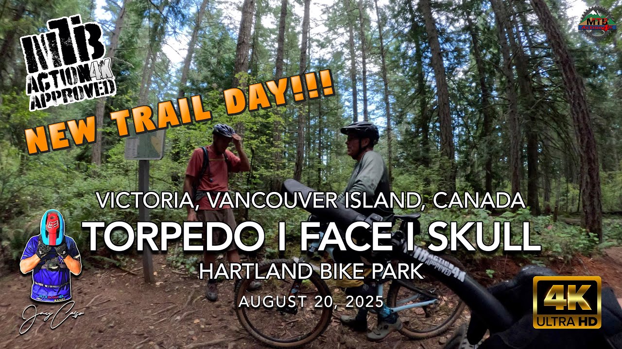 MTB Riding Hartland Trails, Victoria on Vancouver Island, August 20, 2025 | Final Push