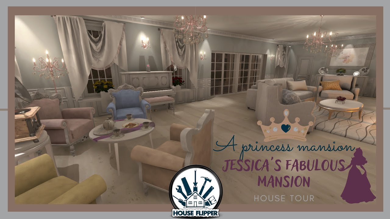 HOUSE FLIPPER|LUXURY DLC| JESSICA'S FABULOUS MANSION 👑(House Tour)