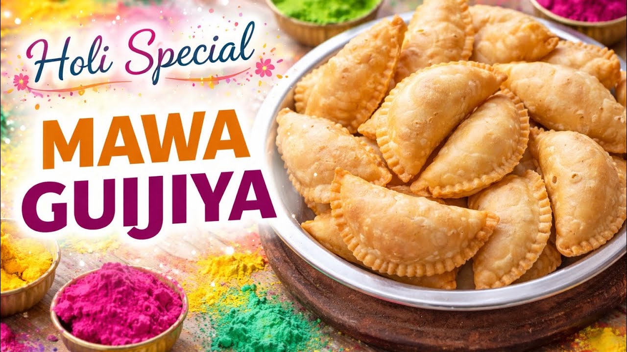 Holi special mawa gujiya...