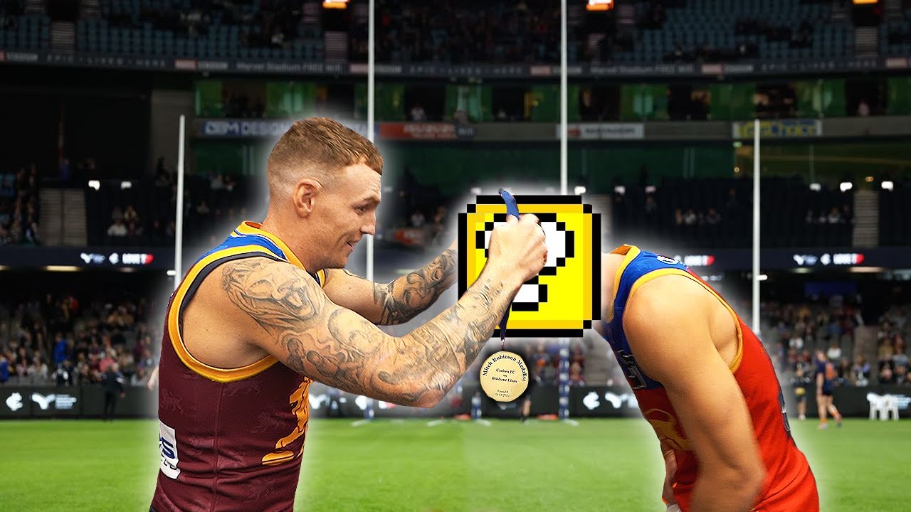 The First Ever Lions v Blues Mitch Robinson Medalist!