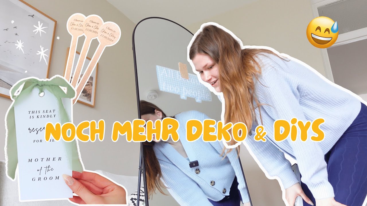 Habe ich mich überschätzt?! Deko & noch mehr DIYs *Hochzeit 2024*💕