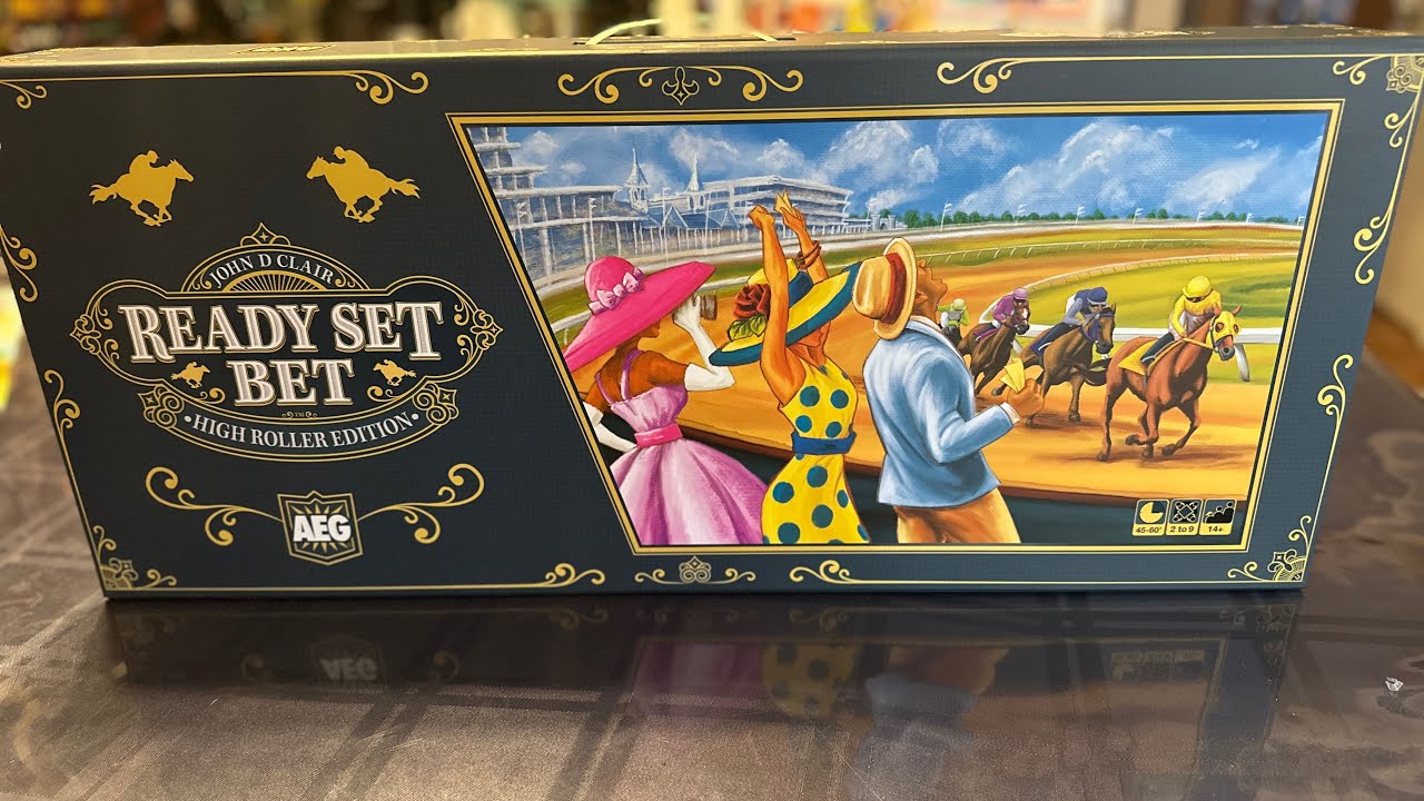Unboxing: Ready, Set, Bet high roller edition board game