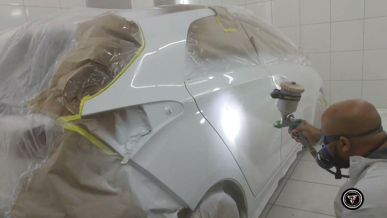 Cabine de pintura automotiva feita com materiais recicláveis 100% funcional!
