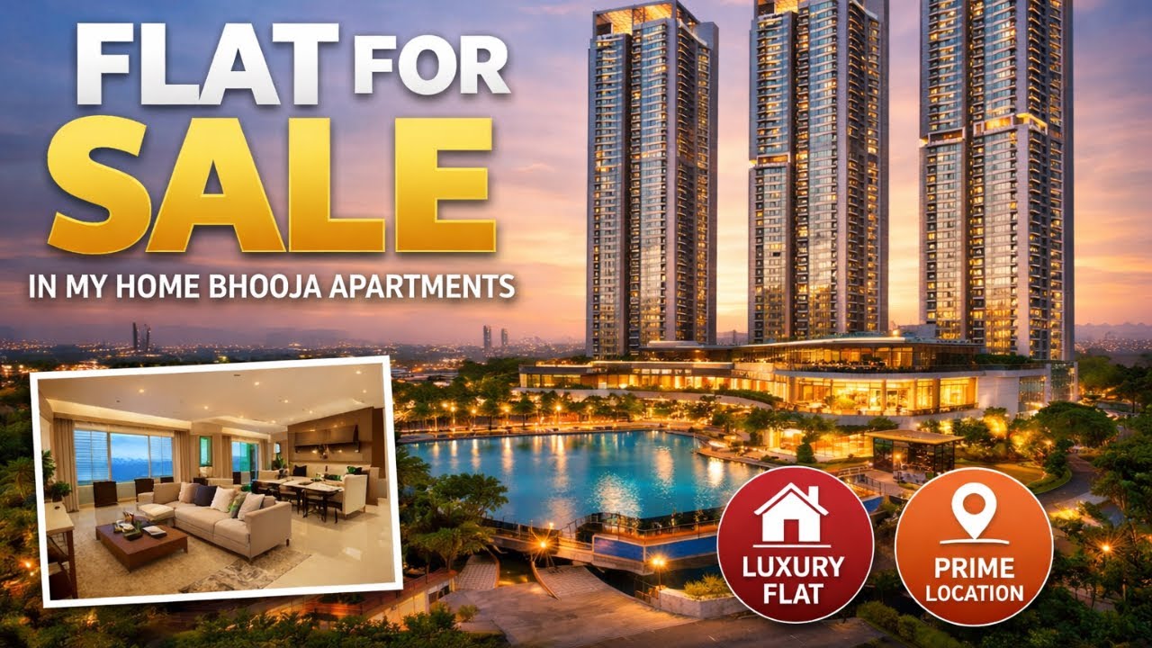 🏙️ Luxury Flat for Sale in My Home Bhooja | Premium High-Rise Living Hyderabad