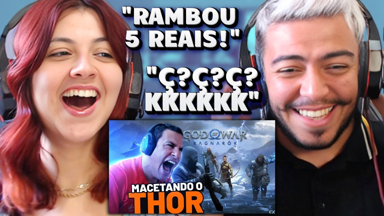 SUPER XANDÃO JOGA GOD OF WAR RAGNAROK PC | REACT em CASAL
