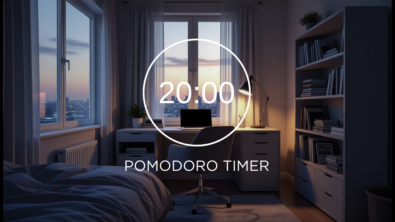 20/5 POMDORO TIMER | GET WORK DONE SESSION
