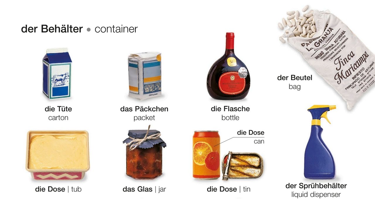 Der Beh&auml;lter  | Deutsch lernen || Learn German |