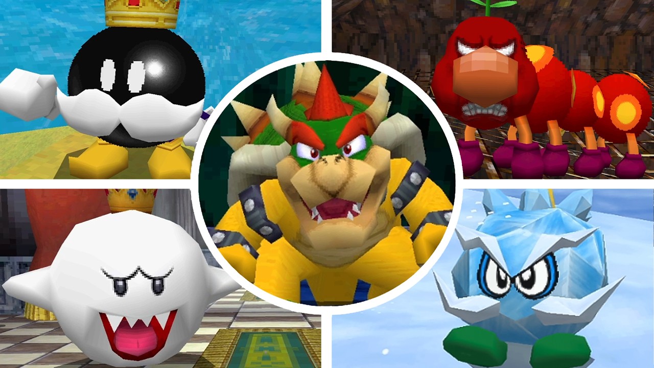 【スーパーマリオ64DS】全ボス戦闘まとめ【ノーダメージ】