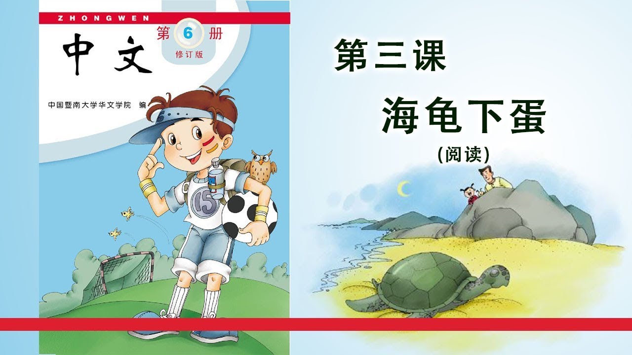 第06册 第03课 海龟下蛋（阅读）
